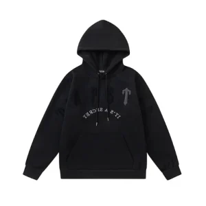 Black Irongate Chenille Hoodie