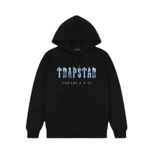 Trapstar Decoded Hoodie – Black Ice Blue Camo