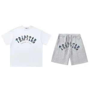 Trapstar Irongate Arch Shorts Set – Grey Ice Edition