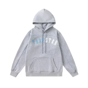 Trapstar Grey Irongate Chenille Hoodie