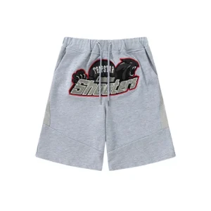 Trapstar Shooters Shorts Grey Red