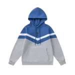 Trapstar V Stripe Hoodie Blue Grey